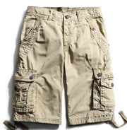 Mens Relaxed Fit Breathable Cargo Pants For Outdoors