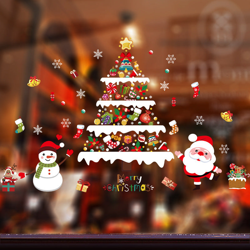Christmas Glass Window Stickers Decoration