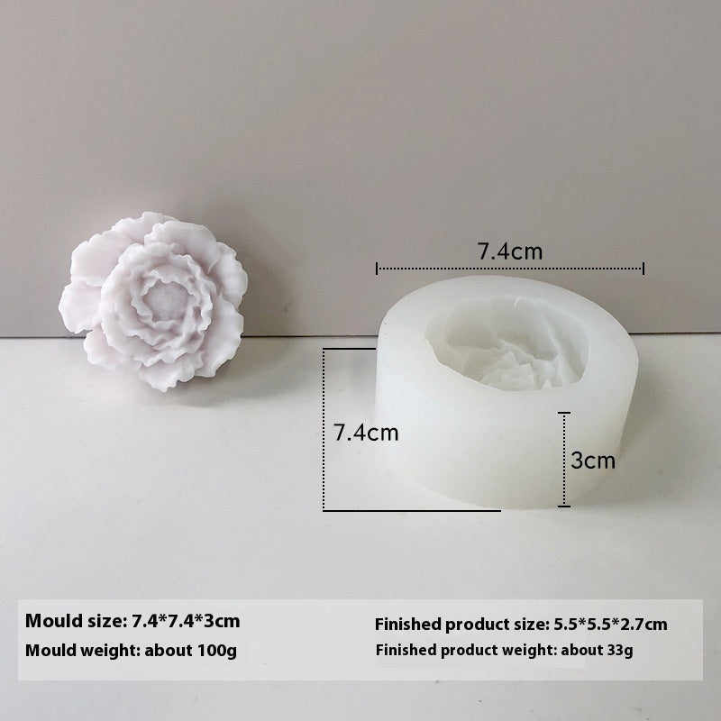 Flower Aromatherapy Candle Silicone Mold DIY