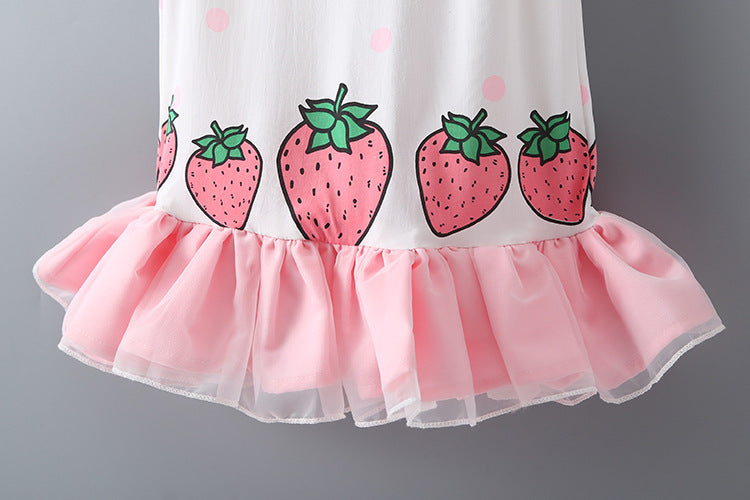 The " Yummy Strawberry " Dress