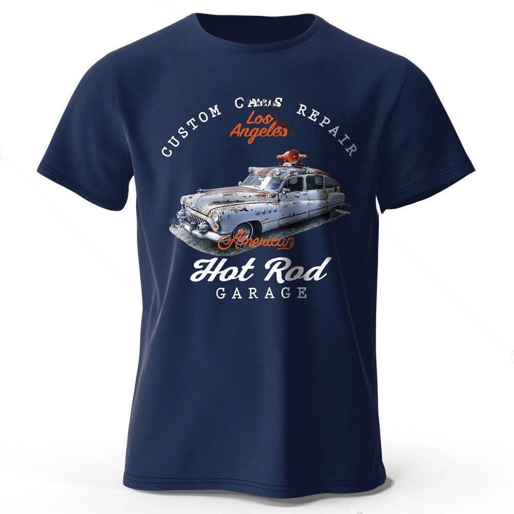 Car Club Patch Print Unisex T-shirt