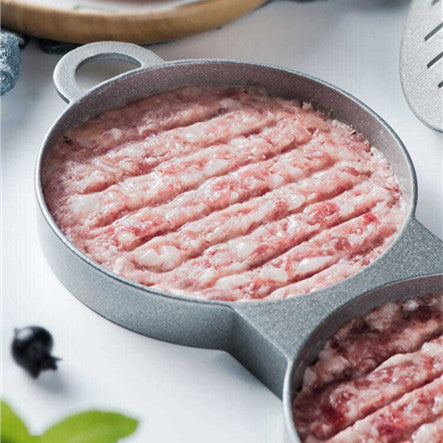 Round Aluminum Burger Press – Perfect Patty Maker for Grilling & Baking