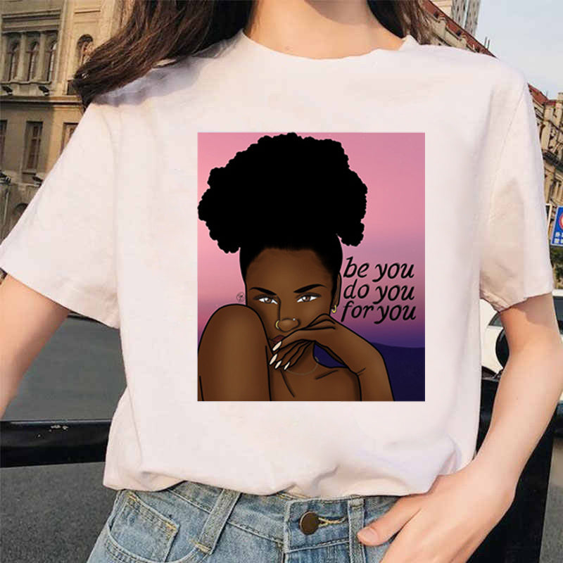 Printed short sleeve T-shirt for men and women