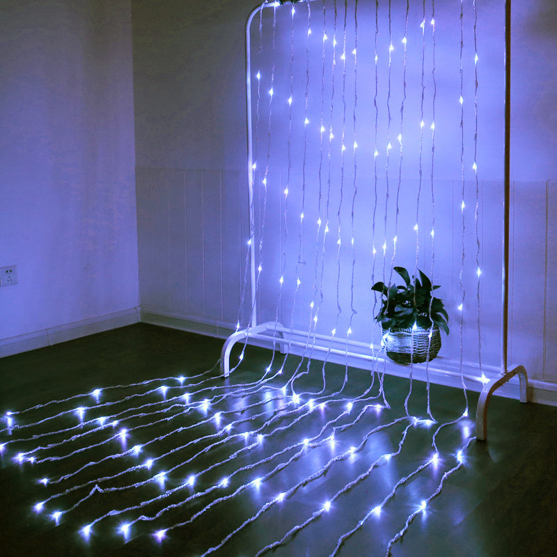LED Waterfall Star String Lights Decorative Lamp