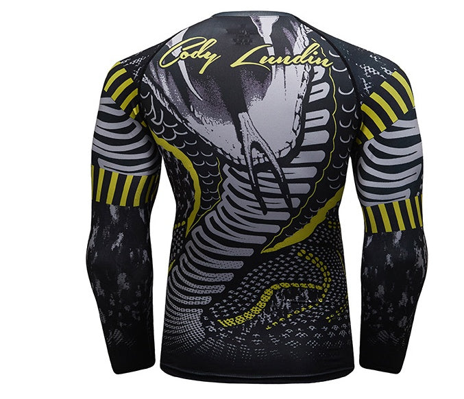 Long sleeved tights, men's running suit