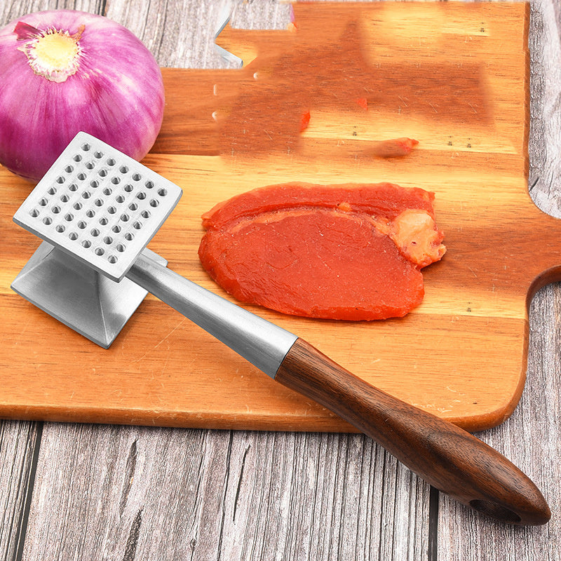 Double-sided Meat Tenderizer Hammer – Stainless Steel Kitchen Tool