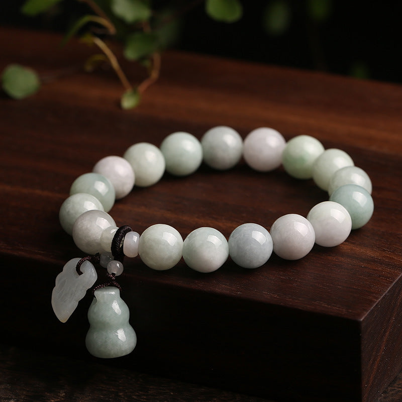Natural Emerald Hanging Bracelet Jade