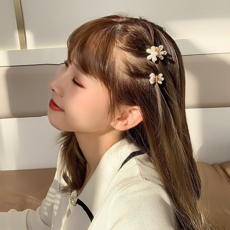 New Small Fragrant Wind Camellia Temperament Back Of The Head To Grab The Clip