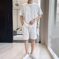 White suit top and pants