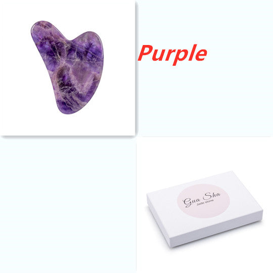 Jade Scraping Massage Tool – Gua Sha Scraper Board for Face & Body