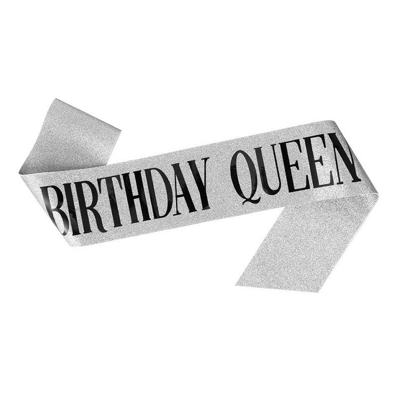 Etiquette Belt Crown Set Party Birthday Strap