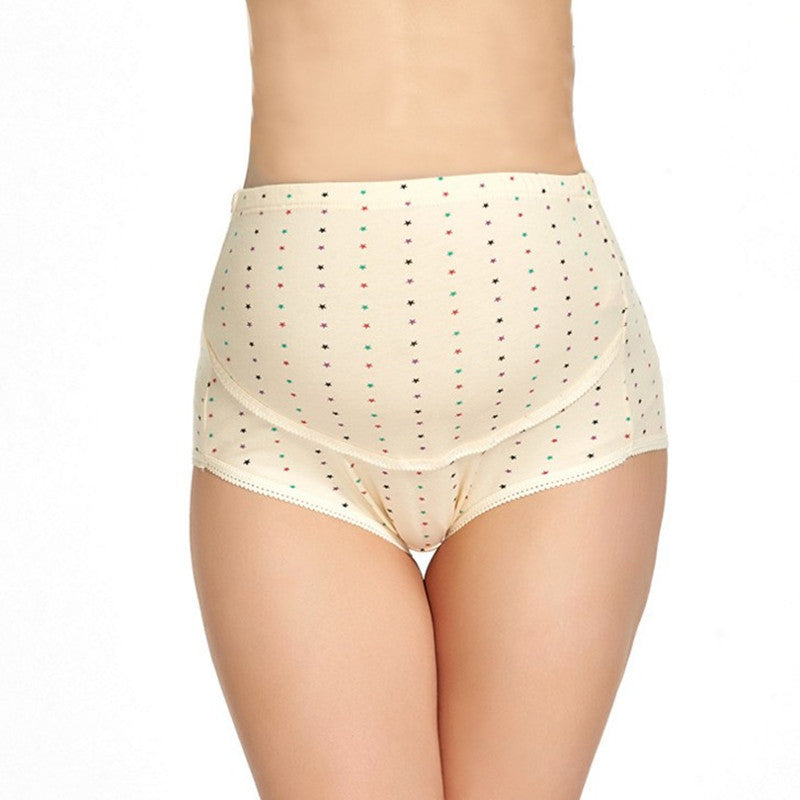 Maternity High-Waist Cotton Underwear – Adjustable Stomach Lift Pants