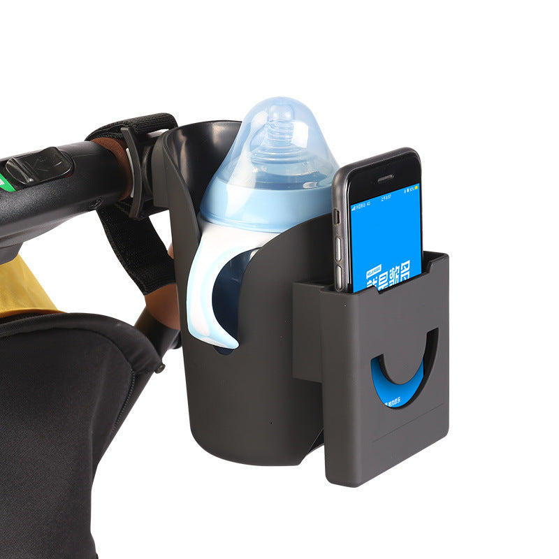 Universal Baby Stroller Cup Holder – Anti-Spill, 360° Clamp