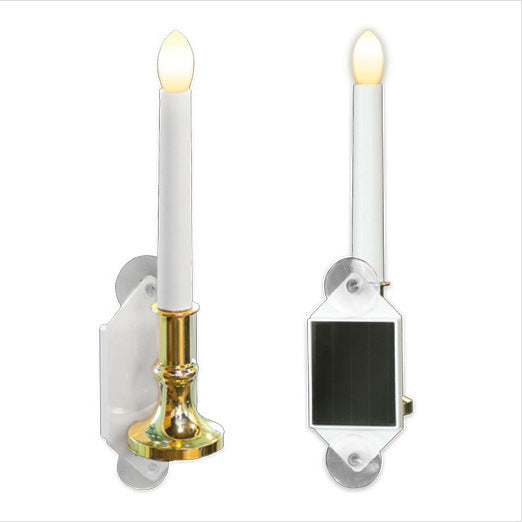Solar Candle Light Solid Color Window Festive