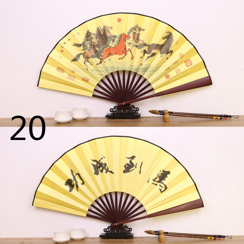Bamboo craft fan