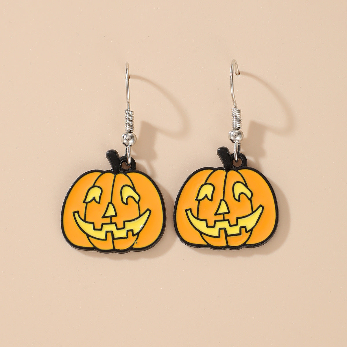 New Jewelry Halloween Funny And Fun Pumpkin Ghost Exaggerated Acrylic Earrings