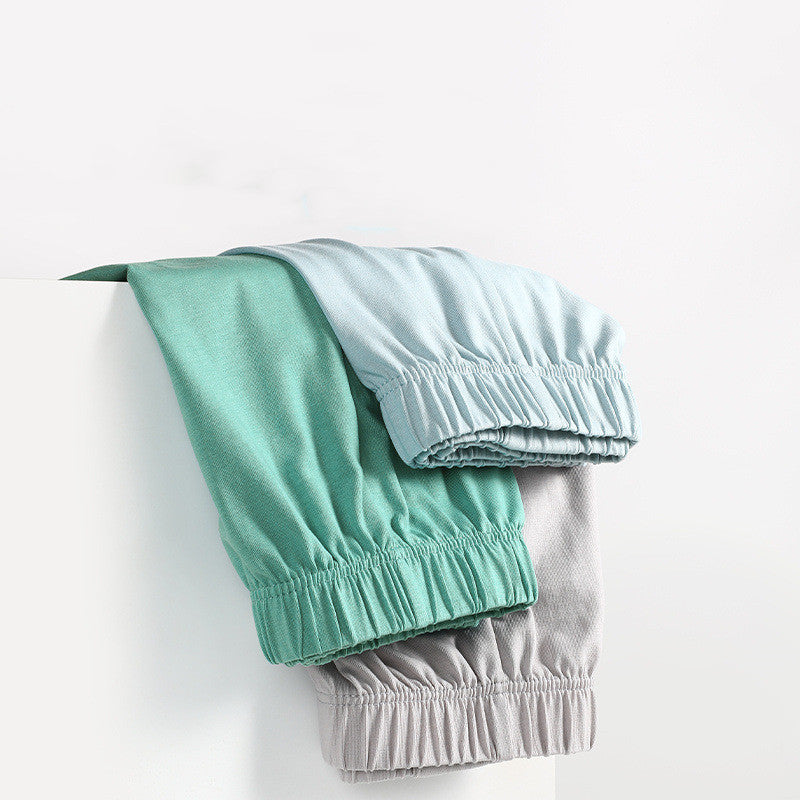 Relaxed Fit Cotton Boxers Men's Solid Color Underwear