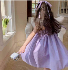 Girls' Sling Tube Top Dress