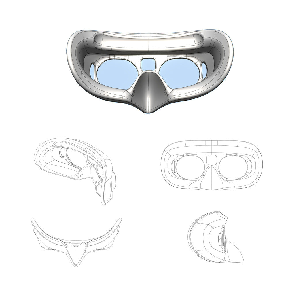 DJI Goggles 2 Anti-Light Mask – Lens Protective Cover Options
