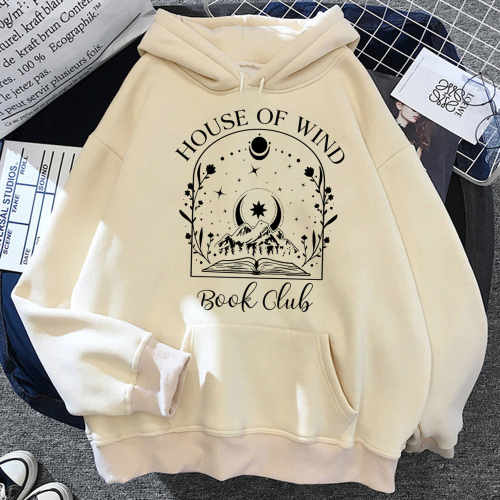 Women Japanese Gothic Aesthetic Hoodie Polyester Relaxed