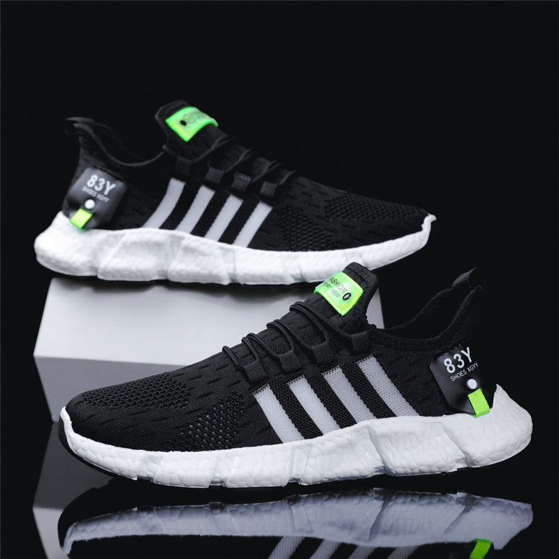 Fashion Low-top Popcorn Bottom Summer Mesh Breathable Casual Shoes