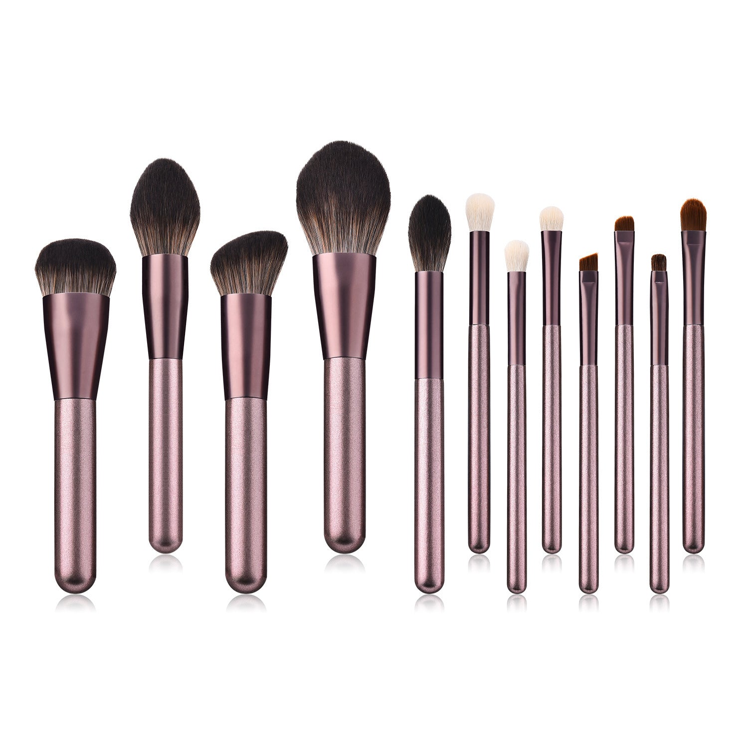 12-Piece Makeup Brush Set – Small Grape Collection Beauty Tools
