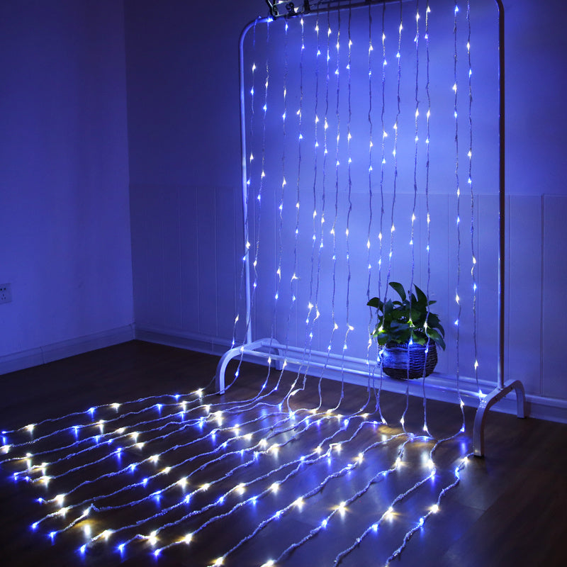 LED Waterfall Star String Lights Decorative Lamp