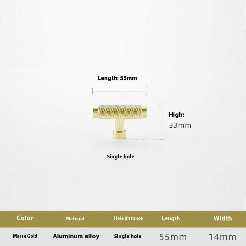 Household Minimalist Aluminum Alloy Cabinet Handle