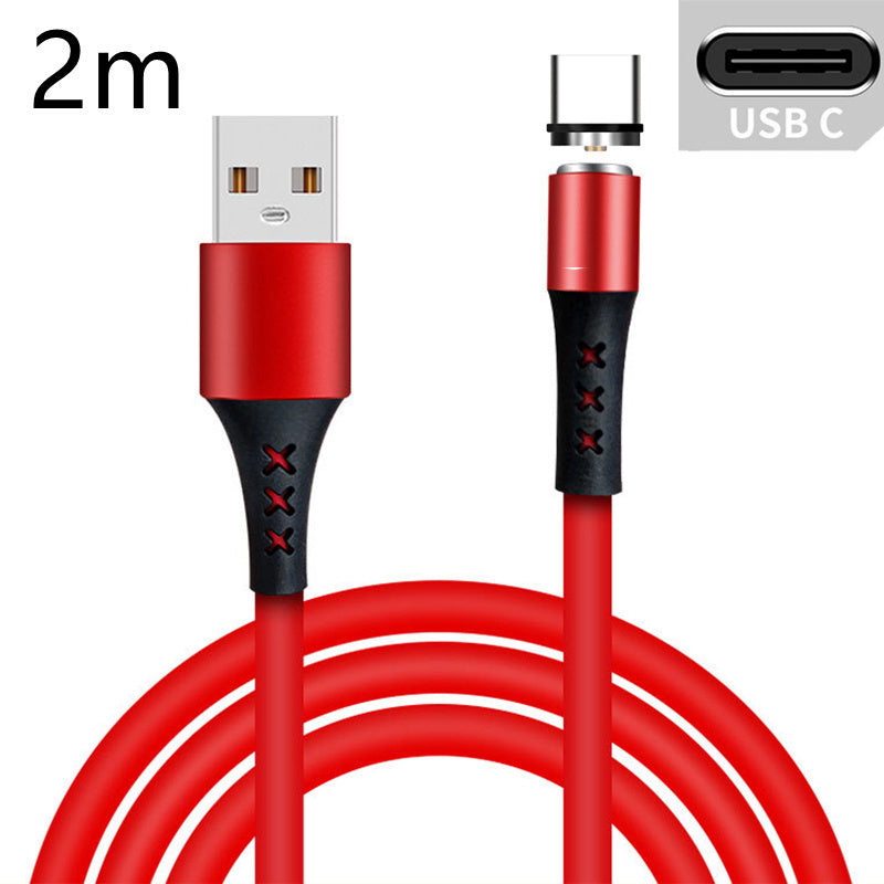 Silicone Fast Charging Mobile Phone Data Cable