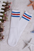 Blue Striped Socks