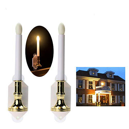Solar Candle Light Solid Color Window Festive