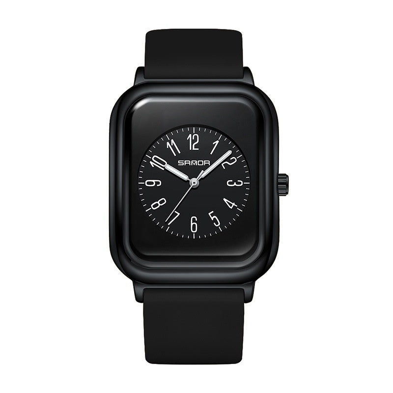 Slim Stainless Steel Women's Waterproof Watch Zinc Case