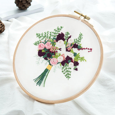 DIY Embroidery Material Package – Sewing and Craft Supplies for Beginners