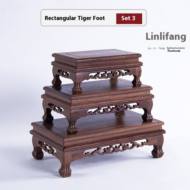 Door Frame Decoration Base Home Carving Solid Wood Crafts Bracket