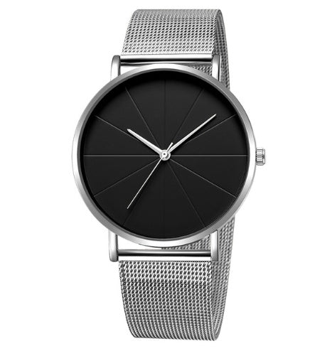 Men’s Luxury Military Sport Quartz Watch – Stainless Steel with Date Display