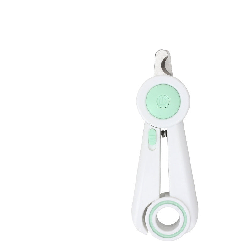 Dog Nail Clippers Nail Grinder Cat Nail Clippers Build-in LED Light Anti-blood Position Nail Clippers Pet