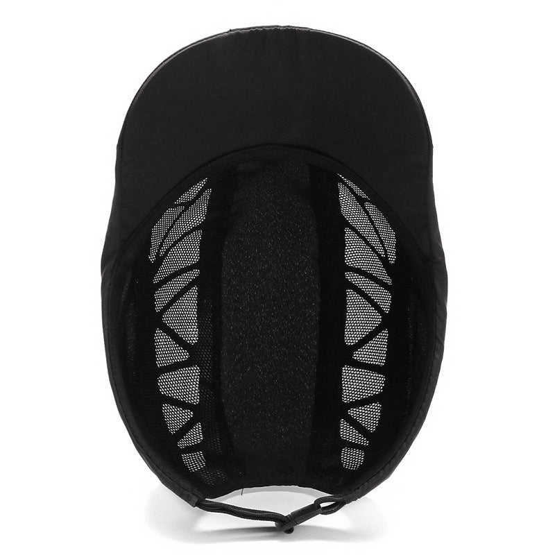 Men's Mesh Beret Hat Summer Breathable Quick-Dry Newsboy Cap
