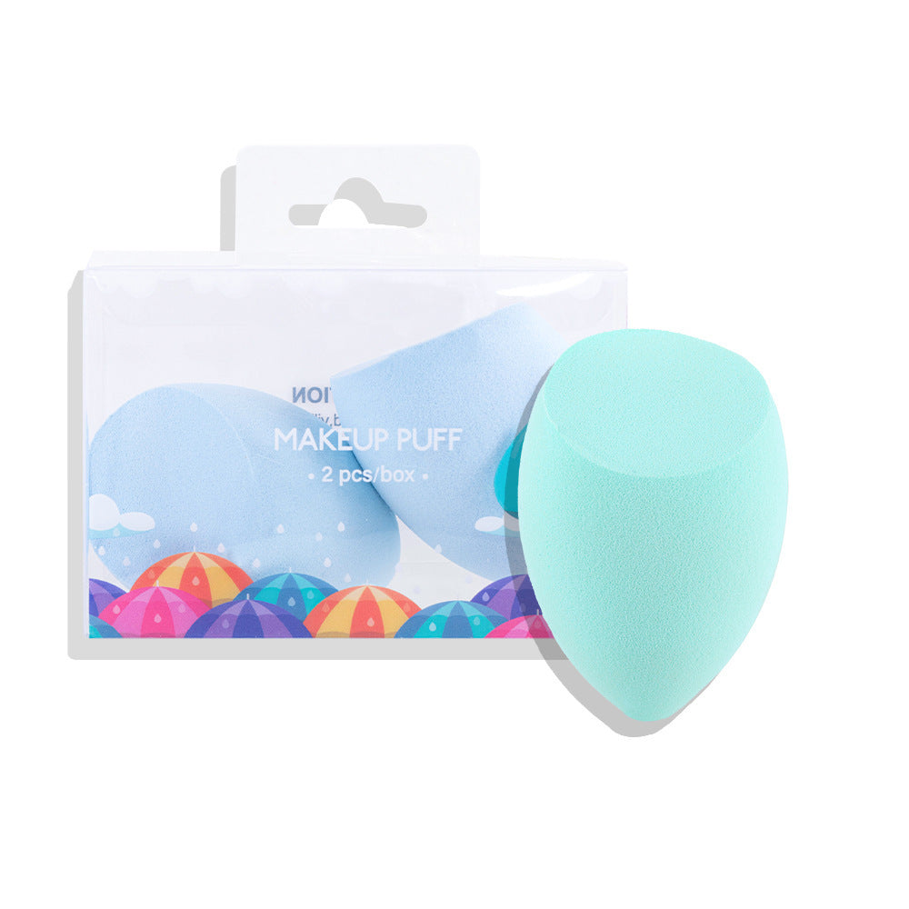 2-Pack Cosmetic Beauty Eggs – Drop & Pear-Shaped Makeup Sponges
