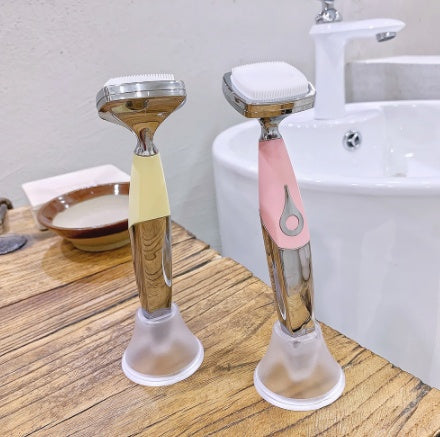Silicone Nano Ultrasonic Facial Cleansing Pore Cleaner