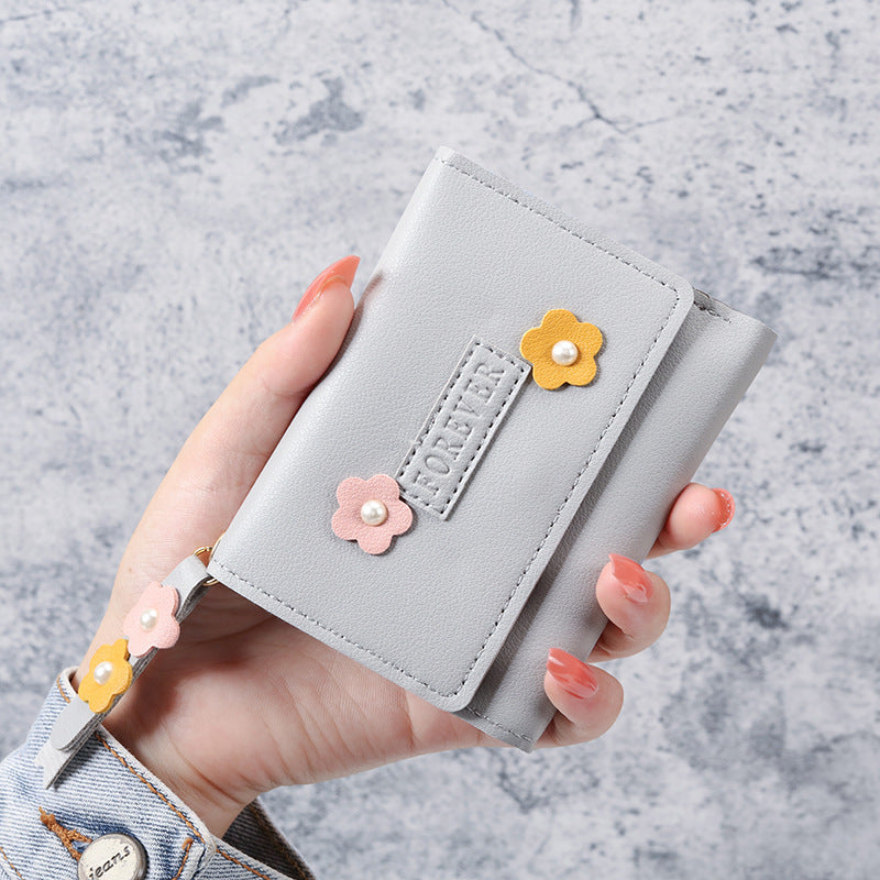 Unisex Buckle Closure PU Leather Slim Cardholder Wallet