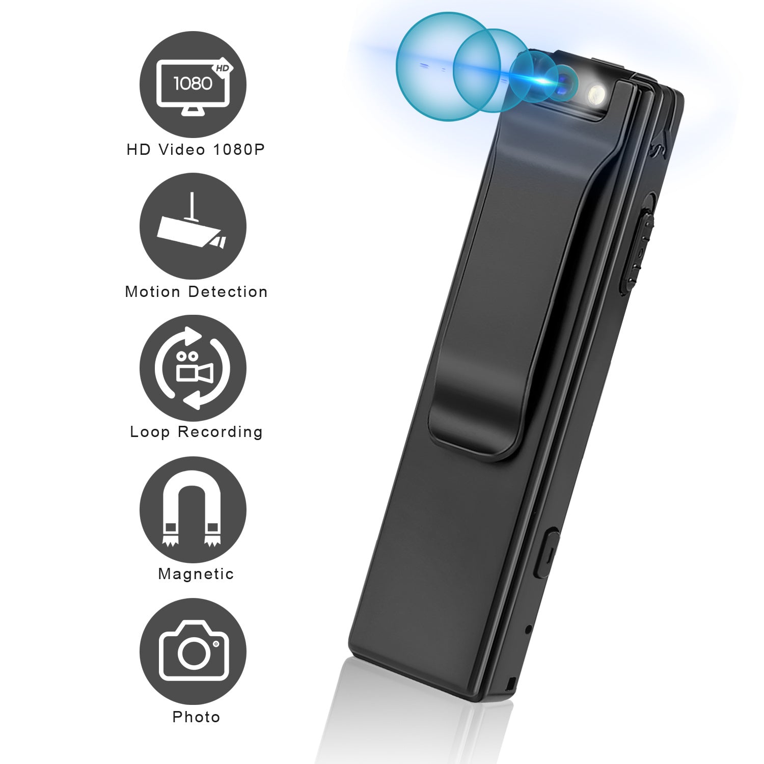 4K Mini Pocket Sports Camera – HD Anti-Shake Action Cam