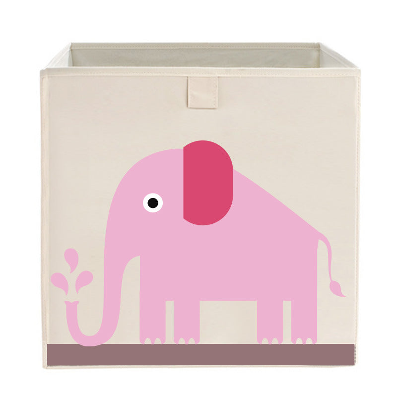 Children’s Fabric Folding Toy Storage Box – Collapsible Organizer