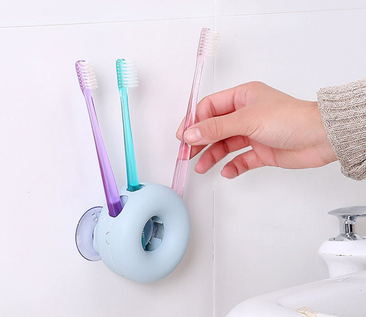 Toothbrush Holder – Wall-Mounted Suction Toothbrush Rack