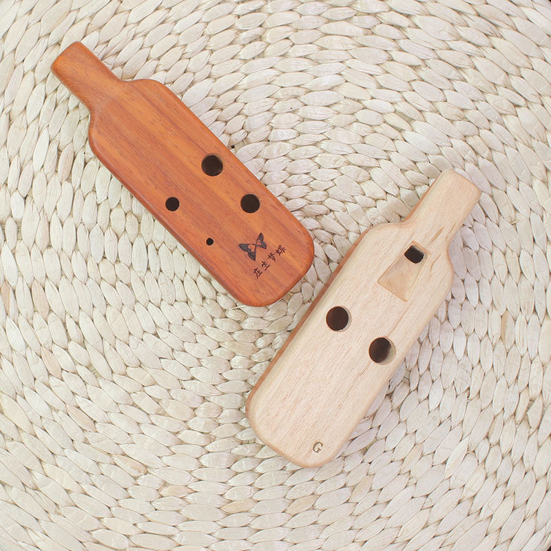 Handcrafted Wooden 6-Hole Ocarina Instrument