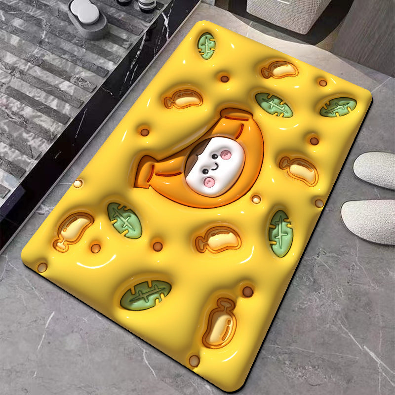 Foot Mats for Household Bathroom Entrance – Absorbent & Non-Slip
