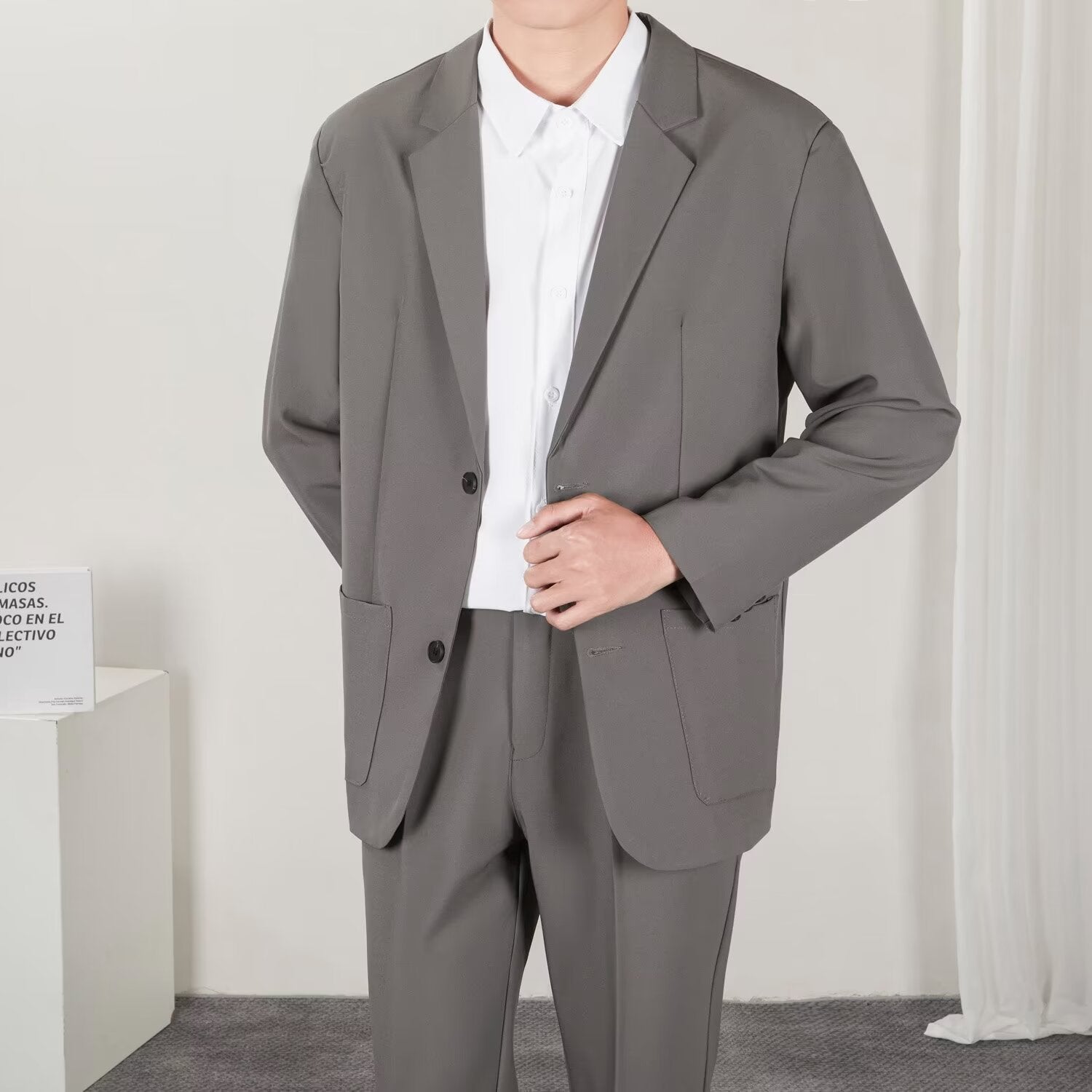 Loose Men's Suit Fashionable Jacket