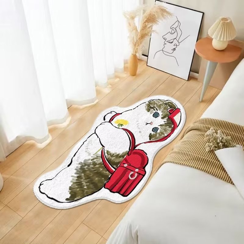 Cat Floor Mat  Cashmere Bed Blanket