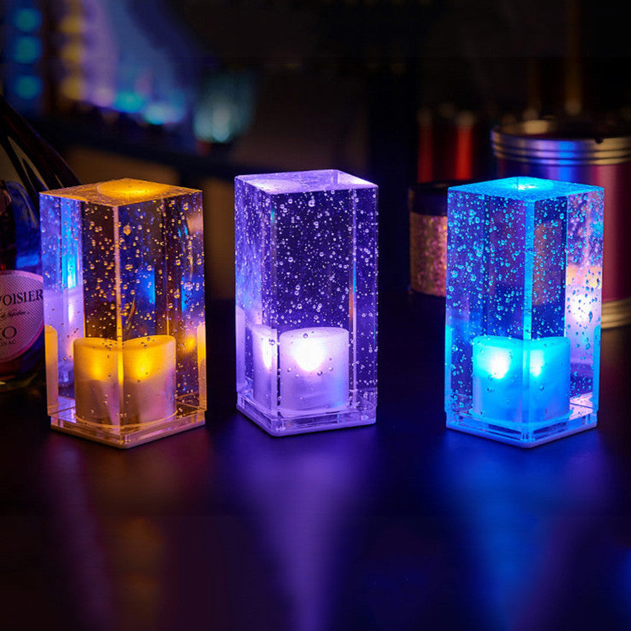 Bar Table Lamp LED Rechargeable Bar Table Lamp Night Light Clear Bar Table Lamp