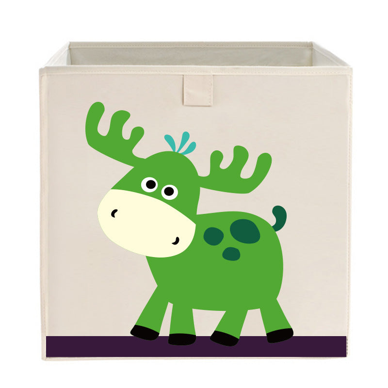 Children’s Fabric Folding Toy Storage Box – Collapsible Organizer