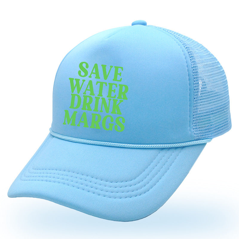 Save Water Ink Margs Printed Baseball Cap
